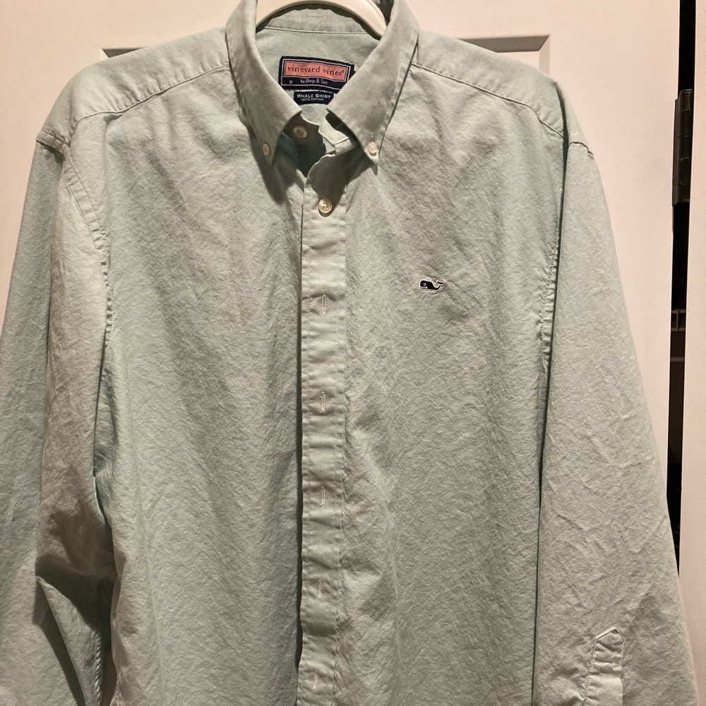 Vineyard Vines whale shirt button down